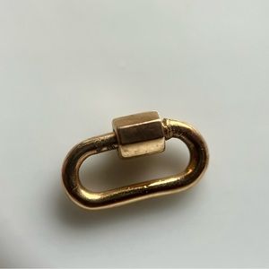 9K Gold Mini Carabiner